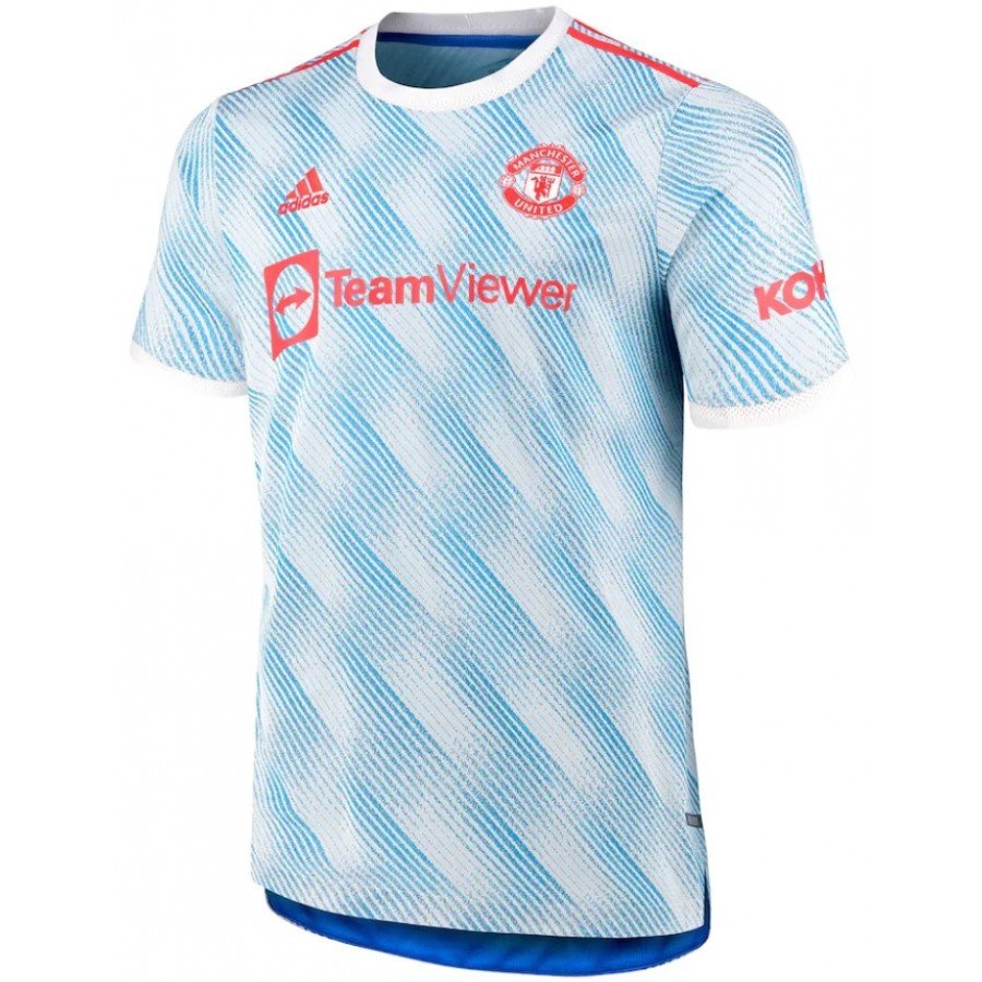 2021/22 adidas Manchester united サッカーシャツ adidas Camiseta masculina Manchester United Home 2021-22, Azul